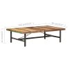 Coffee Table 142x90x42 cm – Solid Reclaimed Wood