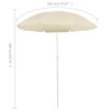 Outdoor Parasol with Steel Pole 180 cm – Sand