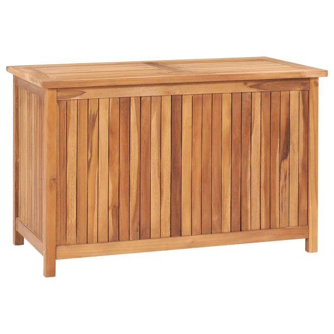 Garden Storage Box Solid Teak Wood – 90x50x58 cm