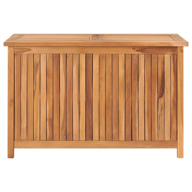 Garden Storage Box Solid Teak Wood – 90x50x58 cm