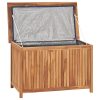 Garden Storage Box Solid Teak Wood – 90x50x58 cm