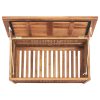 Garden Storage Box Solid Teak Wood – 90x50x58 cm