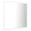 LED Bathroom Mirror 40×8.5×37 cm Acrylic – White