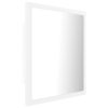 LED Bathroom Mirror 40×8.5×37 cm Acrylic – White