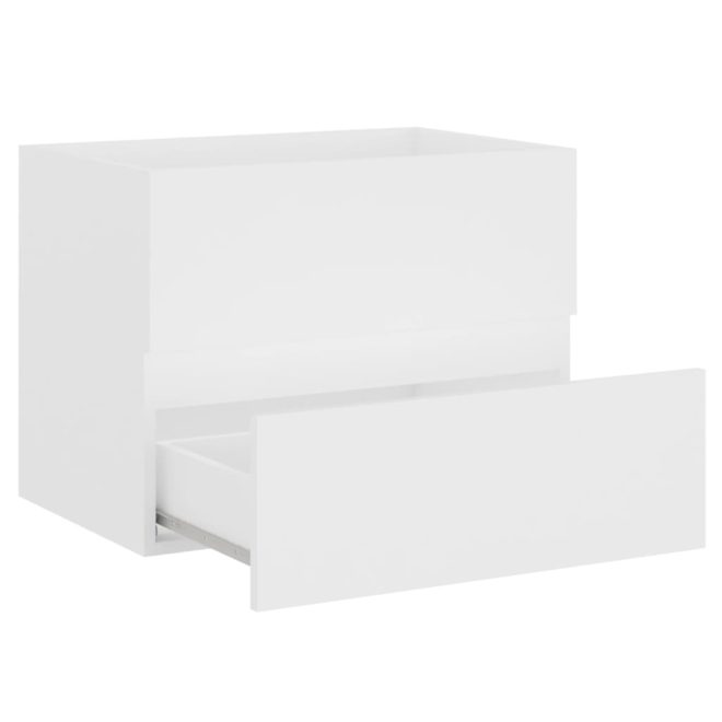 2 Piece Bathroom Furniture Set Engineered Wood – White