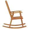 Rocking Chair with Cushions Solid Acacia Wood – Anthracite