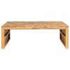 Coffee Table Erosion Solid Teak Wood 110x60x38 cm