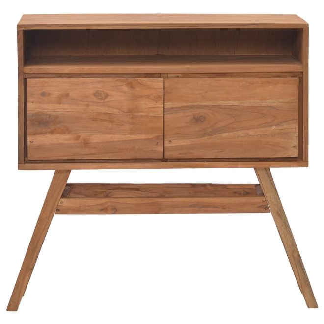 Console Table Solid Teak Wood – 80x30x80 cm