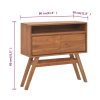 Console Table Solid Teak Wood – 80x30x80 cm