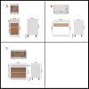 7 Piece Kitchen Cabinet Set Engineered Wood – White