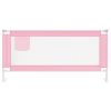 Toddler Safety Bed Rail Fabric – 190×25 cm, Pink