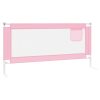 Toddler Safety Bed Rail Fabric – 190×25 cm, Pink