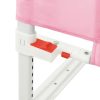 Toddler Safety Bed Rail Fabric – 190×25 cm, Pink