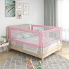 Toddler Safety Bed Rail Fabric – 190×25 cm, Pink