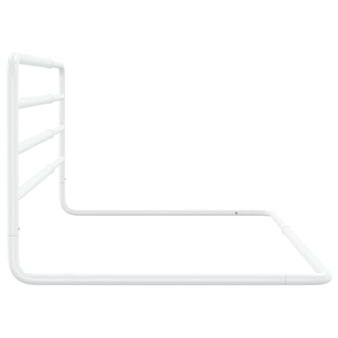 Toddler Safety Bed Rail White (76-137)x55 cm Iron