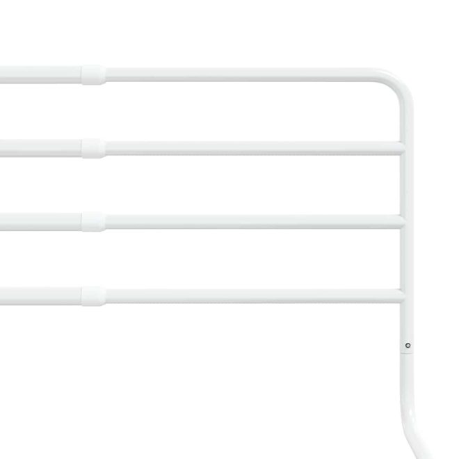 Toddler Safety Bed Rail White (76-137)x55 cm Iron