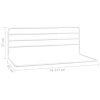 Toddler Safety Bed Rail White (76-137)x55 cm Iron