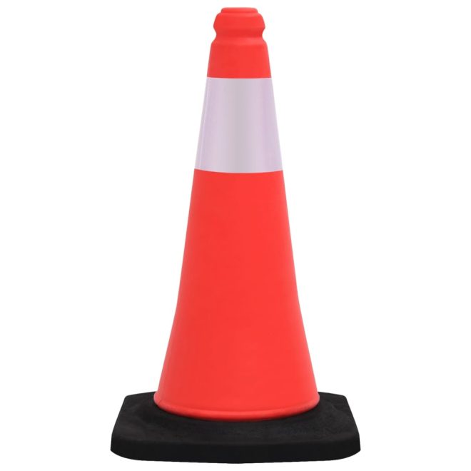 Reflective Traffic Cones with Heavy Bases 10 pcs – 50 cm