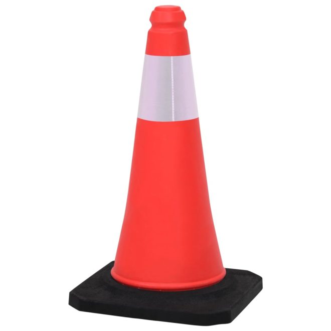 Reflective Traffic Cones with Heavy Bases 10 pcs – 50 cm