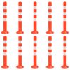 Traffic Control Bollards pcs Plastic 75 cm – 10