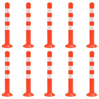 Traffic Control Bollards pcs Plastic 75 cm