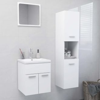 Bathroom Furniture Set Engineered Wood