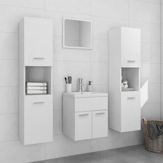 Bathroom Furniture Set Engineered Wood