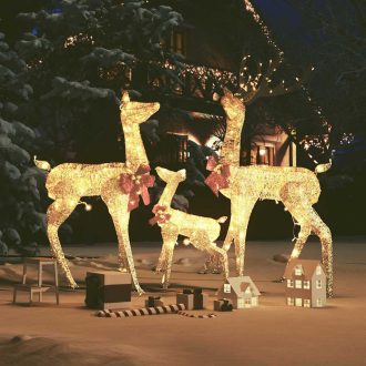 Reindeer Family Christmas Decoration 201 LEDs