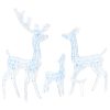 Acrylic Reindeer Family Christmas Decoration 300 LED – Cold White