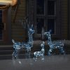 Acrylic Reindeer Family Christmas Decoration 300 LED – Cold White