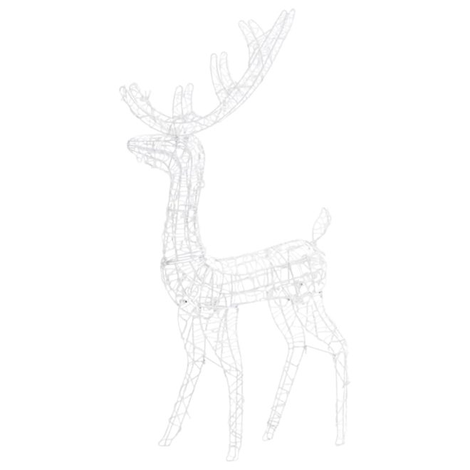 Acrylic Reindeer Family Christmas Decoration 300 LED – Cold White