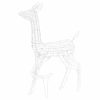 Acrylic Reindeer Family Christmas Decoration 300 LED – Cold White