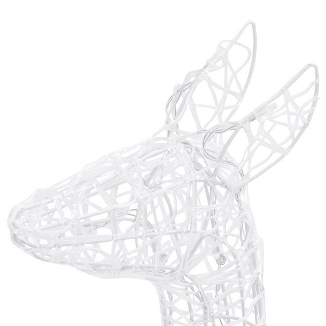 Acrylic Reindeer Family Christmas Decoration 300 LED – Cold White