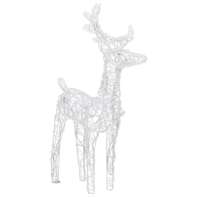 Reindeers & Sleigh Christmas Decoration LEDs Acrylic