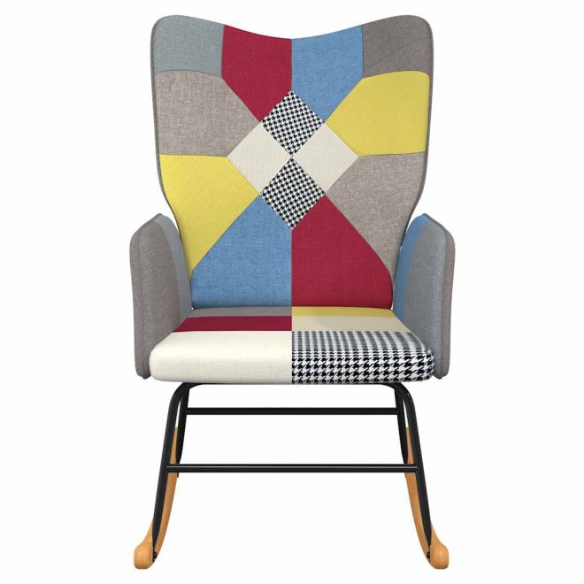 Rocking Chair Patchwork Fabric – Without Footrest