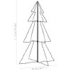 Christmas Cone Tree 160 LEDs Indoor and Outdoor – 120×78 cm, Cold White