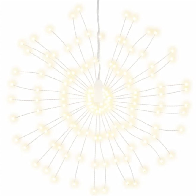 Outdoor Christmas Firework Light Warm White 20cm 140 LEDs