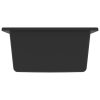 Kitchen Sink with Overflow Hole Granite – Black