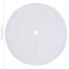 Christmas Tree Skirt White Faux Fur – 150 cm