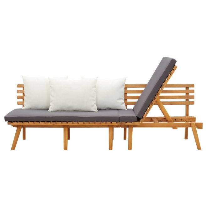 Day Bed 200×65 cm Solid Acacia Wood