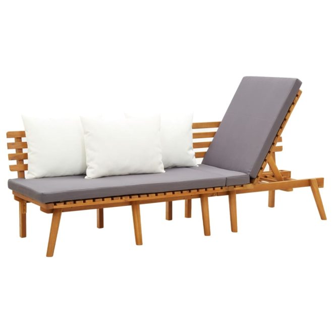 Day Bed 200×65 cm Solid Acacia Wood