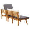 Day Bed 200×65 cm Solid Acacia Wood