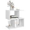 Allendale Bedside Cabinet 50x30x51.5 cm Engineered Wood – White, 1