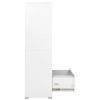 Filing Cabinet Steel – 90x46x164 cm, White