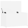 Storage Chest 84x42x46 cm Engineered Wood – White