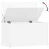 Storage Chest 84x42x46 cm Engineered Wood – White