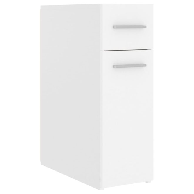 Apothecary Cabinet 20×45.5×60 cm Engineered Wood – White