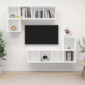 Casper 4 Piece TV Cabinet Set Engineered Wood