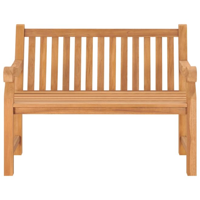 Garden Bench Solid Teak Wood – 114x69x92 cm