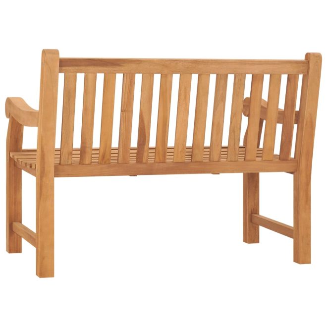 Garden Bench Solid Teak Wood – 114x69x92 cm